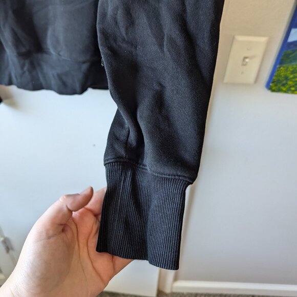 Alphalete Athletics Black Hoodie Proud But Never Satisfied Size Medium - Picture 4 of 9